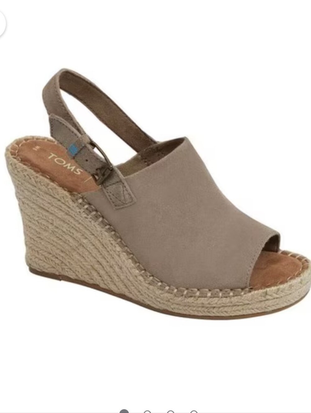 Women's TOMS Monica Slingback Wedge Sandal 9